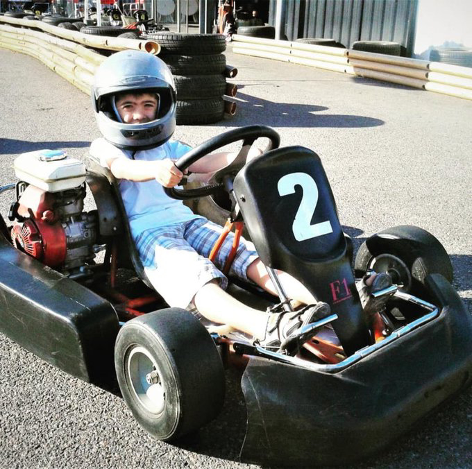 Mi primera vez arriba de un kart